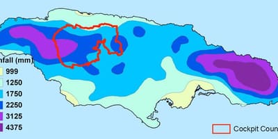 Karta över jamaica klimat